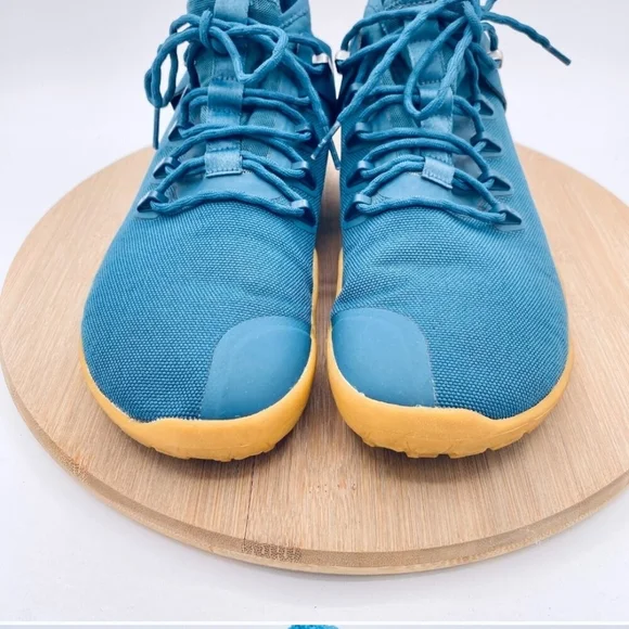 Vivo Barefoot Blue Hi Top Minimalist Sneakers - Picture 4 of 11